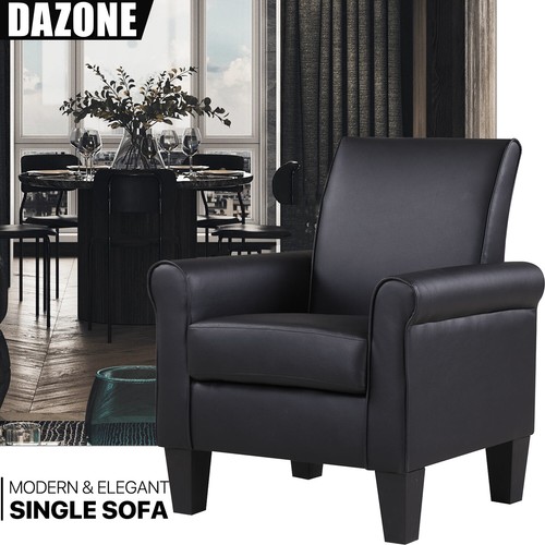 Modern accent arm - chair, pu